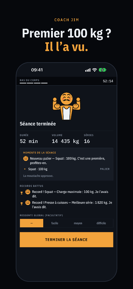 Bilan de séance